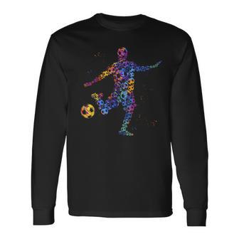 Hombre Chico Jugador Fútbol Fútbol Gráfico Coach Camiseta de manga larga - Regaloses