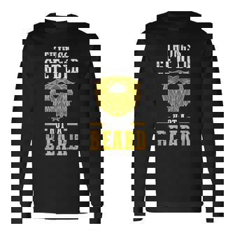 Hombre Las Cosas Envejecen No La Barba Las Barbas Camiseta de manga larga - Regaloses