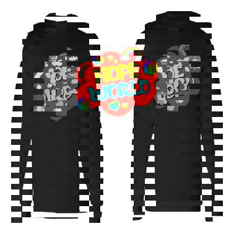 Hope World Colorful Long Sleeve T-Shirt | Mazezy