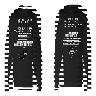 Humoristique Ask Me About My Ninja Disguise T-shirt à manches longues - Cadeauxyz