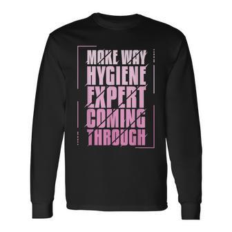 Hygiene-Experte Langarmshirts - Geschenkecke