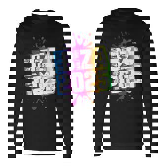 Ibiza 2025 Acaciones Colorido Sin Mangas Camiseta de manga larga - Regaloses