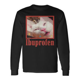 Ibuprofen Cat Meme Langarmshirts - Geschenkecke