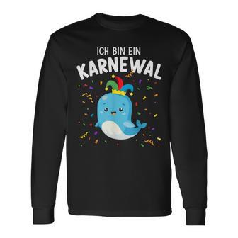 Ich Bin Ein Karnewal Whale Langarmshirts - Geschenkecke