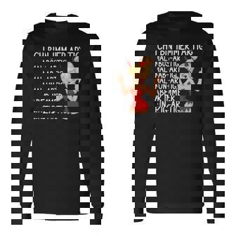 Ich Bin Immer Artig Einzigartig Katastrofee Teufelin Langarmshirts - Geschenkecke