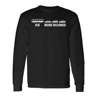 Ich Meine Follower Bus Line Bus Driver S Langarmshirts - Geschenkecke