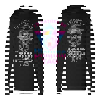 I'd Rather Be Playing Tag Gorilla Vr Monke Gamer Long Sleeve T-Shirt | Seseable CA