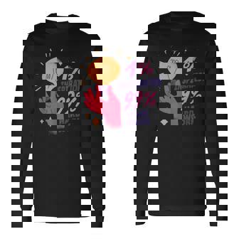 Inspiration And Hard Work Lightbulb Bright Percentage Long Sleeve T-Shirt - Monsterry