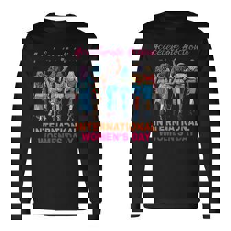 International Women's Day 2025 8 March Long Sleeve T-Shirt - Monsterry