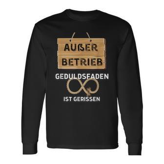 Ironie Office Auser Betriebs Auser Betriebs Langarmshirts - Geschenkecke