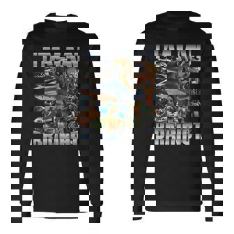 Italian Brainrot Long Sleeve T-Shirt | Seseable CA
