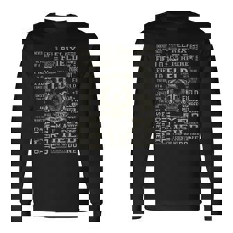 It's A Field Thing Field Name Long Sleeve T-Shirt | Mazezy