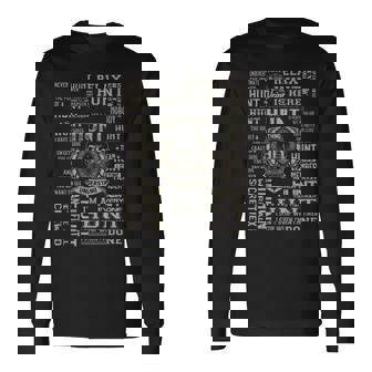 It's A Hunt Thing Hunt Name Long Sleeve T-Shirt | Mazezy