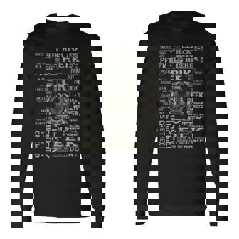 It's A Peek Thing Peek Name Long Sleeve T-Shirt | Mazezy