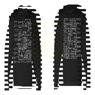 It's A Towns Thing Towns Name Long Sleeve T-Shirt | Mazezy