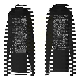 It's A Wade Thing Wade Name Long Sleeve T-Shirt | Mazezy