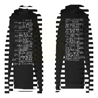 It's A Weed Thing Weed Name Long Sleeve T-Shirt | Mazezy