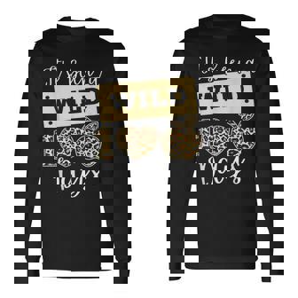 It's Been A Wild 100 Days Happy 100Th Day Of School Leopard Long Sleeve T-Shirt - Thegiftio
