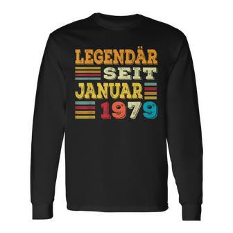 Januar 1979 Lustige Geschenke 46 Geburtstag Langarmshirts - Geschenkecke