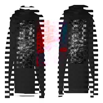 Jdm Japón Drifting Racing Tuning Sport Car Tokio Drift Camiseta de manga larga - Regaloses