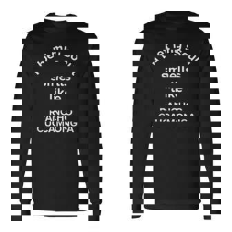 Je Parie Que Mon Âme Sent Laille Natale De Rancho Cucamonga T-shirt à manches longues - Cadeauxyz