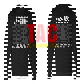 Je Suis Tac Je Cherche Tic Déguisement Tic Et Tac Duo T-shirt à manches longues - Cadeauxyz