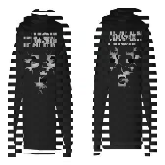 Jeais Bien Touta Bien Se Passer Trou De Balles Arme Feu T-shirt à manches longues - Cadeauxyz
