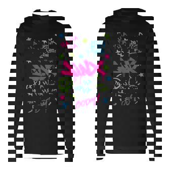 Jinx Graffiti Vibrant Punk Style Long Sleeve T-Shirt - Thegiftio