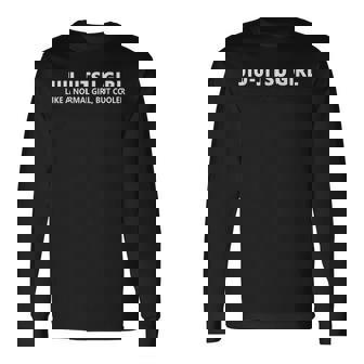 Jiu Jitsu Chica Divertida Jiu Jitsu Chica Camiseta de manga larga - Regaloses