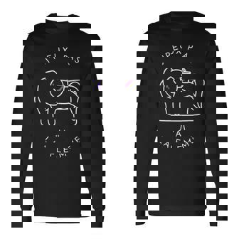 J'peux Pas J'ai La Flemme Humour Cozy Relaxation Cadeau T-shirt à manches longues - Cadeauxyz