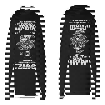 Jubilación Un Legendario Mecánico Ya Está Jubilado Camiseta de manga larga - Regaloses