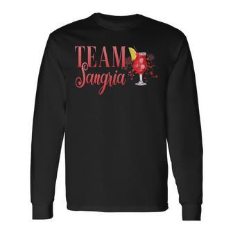 Junggesellinnenabschied Team Sangria Cocktail Für Barkeeper Langarmshirts - Geschenkecke