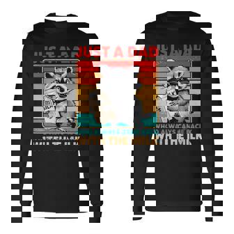 Just A Dad Who Always Came Back With The Milk Fathers Day Long Sleeve T-Shirt | Mazezy