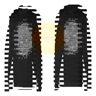 Were Just Two Lost Souls Swimming In A Fish Bowl Retro Style Long Sleeve T-Shirt - Seseable