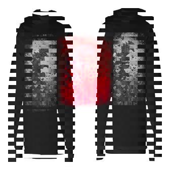 Kaiju Valentine Japan Monster Movie Valentine Japanese Long Sleeve T-Shirt | Mazezy