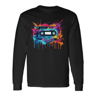 Kassetten 80Er 90Er Kassette Musik Musiker Dj Langarmshirts - Geschenkecke