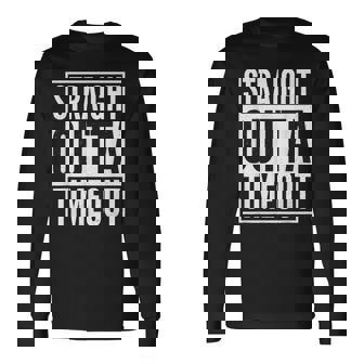 Kids Straight Outta Timeout Toddler Childs Youth Long Sleeve T-Shirt - Monsterry