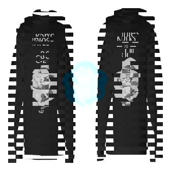 Kindness Is Cool Great Shark Anti Bullying T-Shirt Long Sleeve T-Shirt - Monsterry