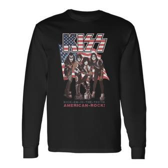 Kiss Kick Em In The Th Langarmshirts - Geschenkecke