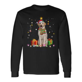 Labrador Retriever Dog Tree Christmas Jumper Xmas Dogs Langarmshirts - Geschenkecke