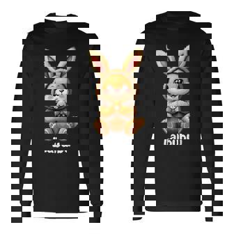 Labubu Drôle Lapin Monstre Mignon Marron T-shirt à manches longues - Cadeauxyz