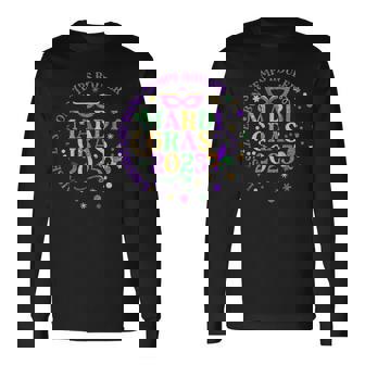 Laissez Les Bons Temps Rouler Mardi Gras 2025 New Orleans Long Sleeve T-Shirt | Seseable CA