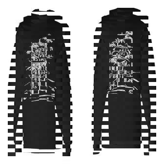Las Vegas Strip Retro Famous Sign Nevada Souvenir T-Shirt Long Sleeve T-Shirt - Monsterry