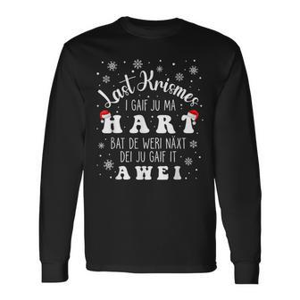 Last Krisms X Last Christmas X Christmas Langarmshirts - Geschenkecke