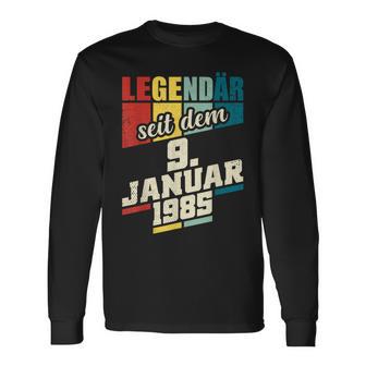 Legendary Since 9Th January 1985 Birthday 911985 Langarmshirts - Geschenkecke