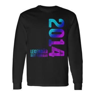 Legendary Since February 2014 Birthday Limited Edition Langarmshirts - Geschenkecke