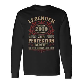 Legends 2010 Born intage 2010 Birthday Langarmshirts - Geschenkecke