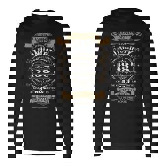 Legends Were Born In January 1985 Birthday Long Sleeve T-Shirt | Mazezy