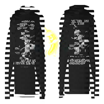 Let's Go Bananas Golf With Banana Golfer Graphic Long Sleeve T-Shirt - Monsterry