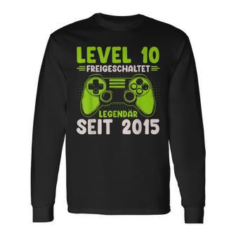 Level 10 Birthday Boy Gamer Children's Decorationintage 2015 Langarmshirts - Geschenkecke